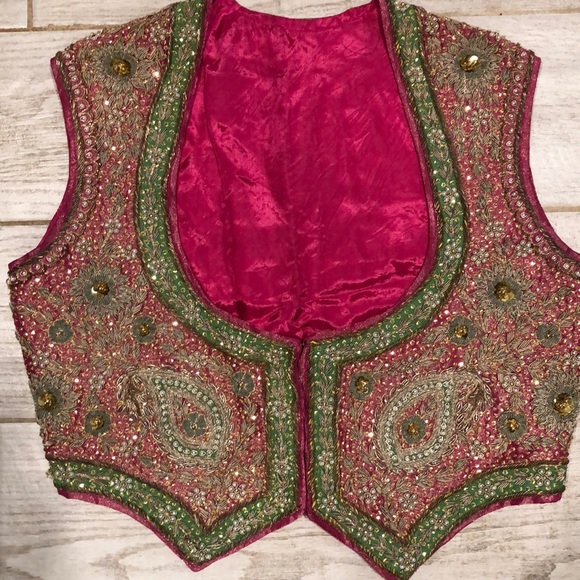Stunning Vintage Beaded Boho Chic Festival Vest - Picture 5 of 12